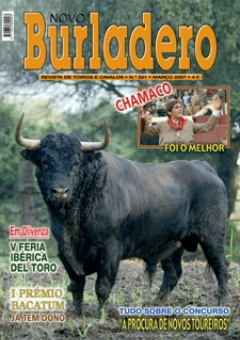 Capa da revista Novo Burladero nº 221, Março de 2007