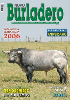 Capa da revista Novo Burladero nº 222, Abril de 2007