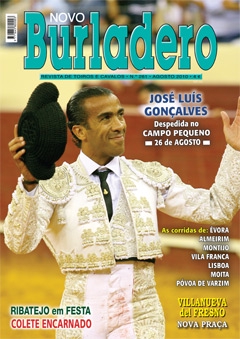 Capa da revista Novo Burladero nº 261, Agosto de 2010