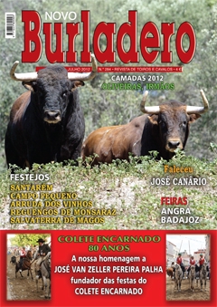 Capa da revista Novo Burladero nº 284, Julho de 2012