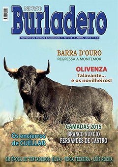 Capa da revista Novo Burladero nº 315, Abril de 2015