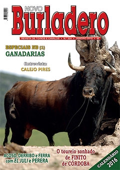 Capa da revista Novo Burladero nº 324, Janeiro de 2016