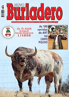 Capa da revista Novo Burladero nº 368, Novembro de 2019