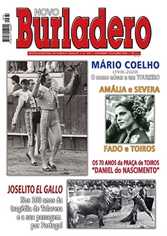 Capa da revista Novo Burladero nº 374, Set. / Out. de 2020