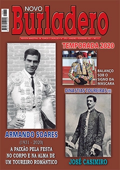 Capa da revista Novo Burladero nº 376, Jan. / Fev. de 2021