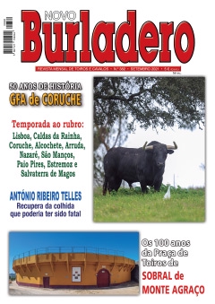 Capa da revista Novo Burladero nº 382, Setembro de 2021
