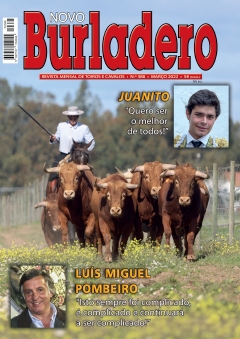 Capa da revista Novo Burladero nº 388, Março de 2022